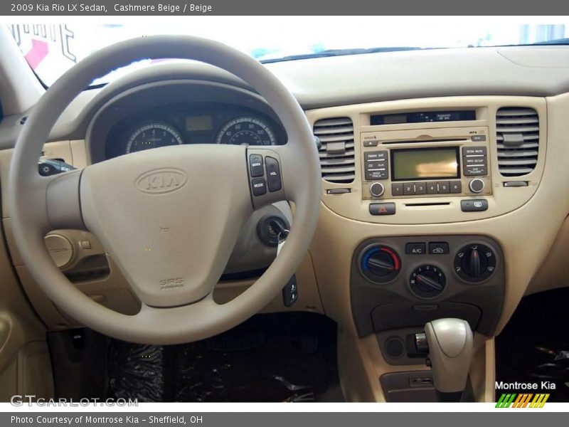 Cashmere Beige / Beige 2009 Kia Rio LX Sedan