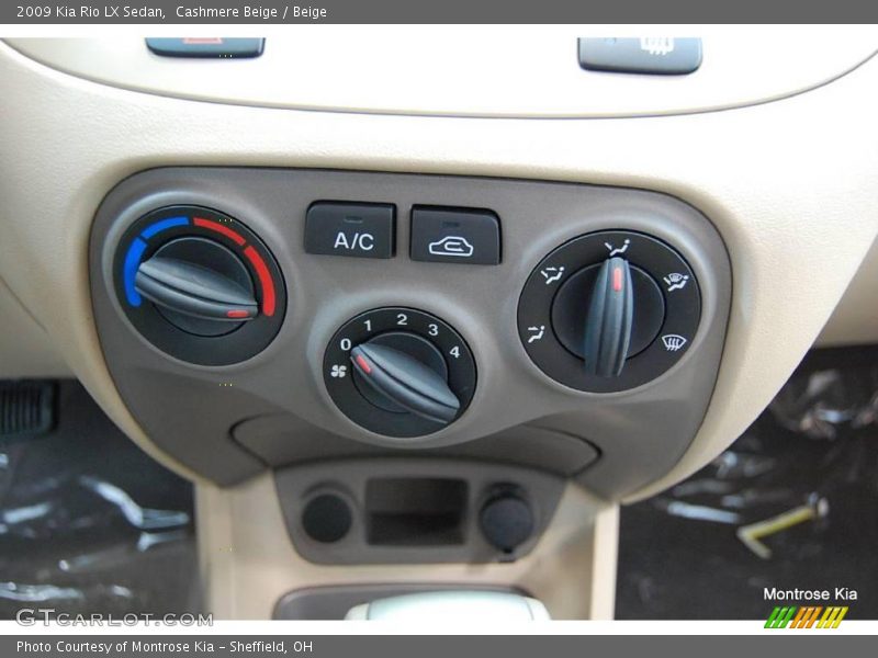 Cashmere Beige / Beige 2009 Kia Rio LX Sedan