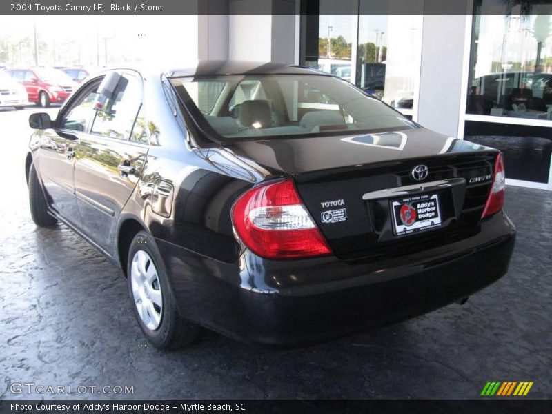Black / Stone 2004 Toyota Camry LE