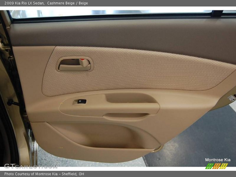 Cashmere Beige / Beige 2009 Kia Rio LX Sedan