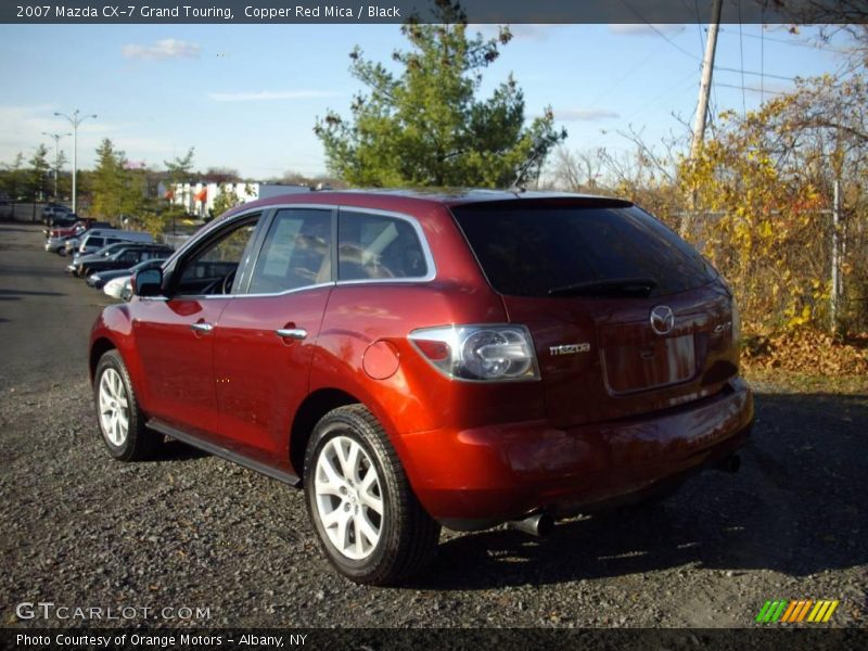 Copper Red Mica / Black 2007 Mazda CX-7 Grand Touring