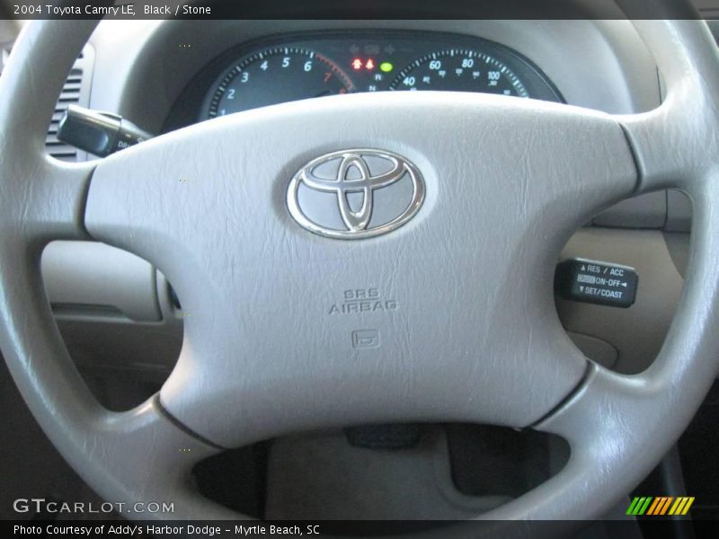 Black / Stone 2004 Toyota Camry LE