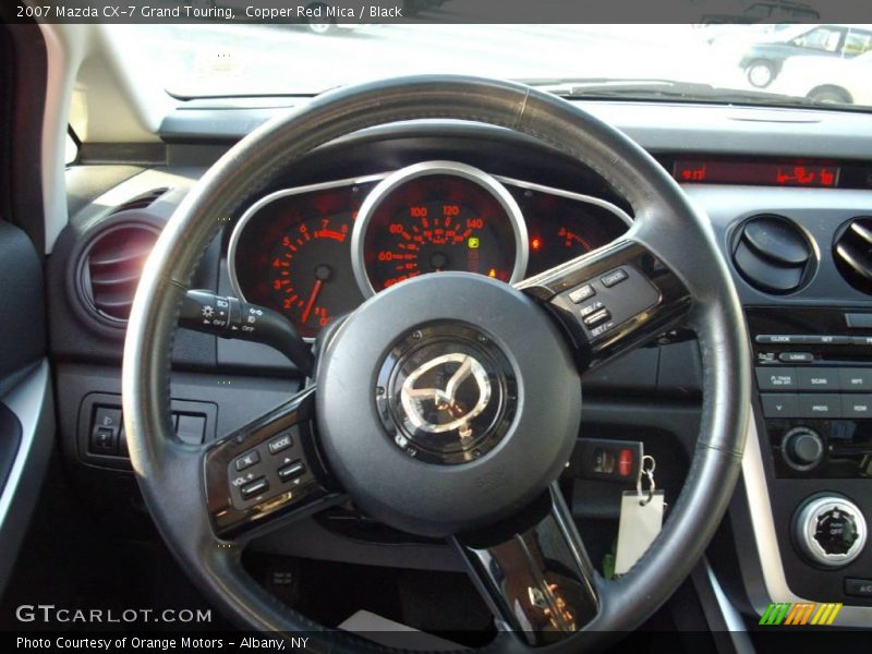 Copper Red Mica / Black 2007 Mazda CX-7 Grand Touring