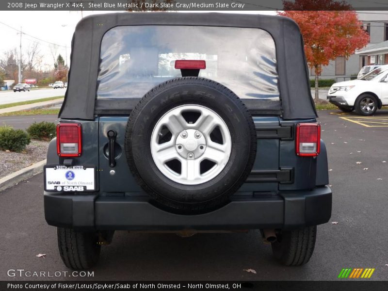 Steel Blue Metallic / Dark Slate Gray/Medium Slate Gray 2008 Jeep Wrangler X 4x4