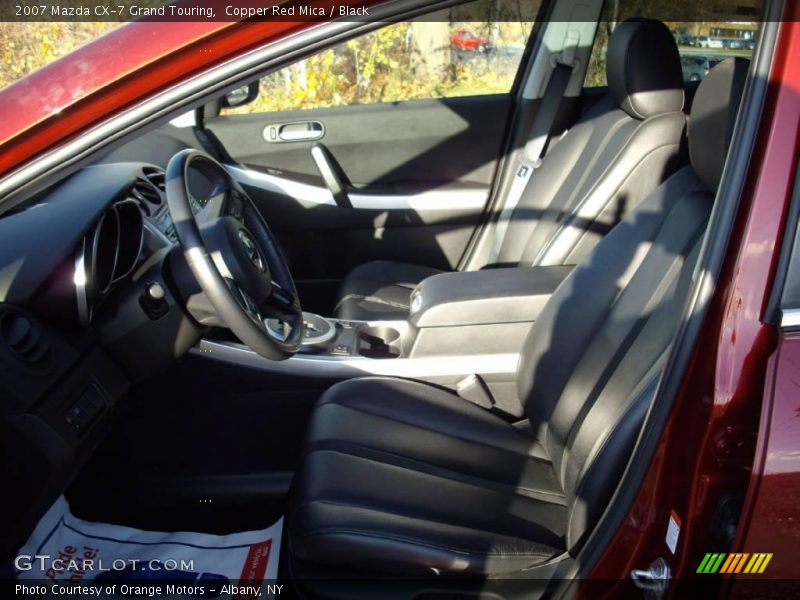 Copper Red Mica / Black 2007 Mazda CX-7 Grand Touring