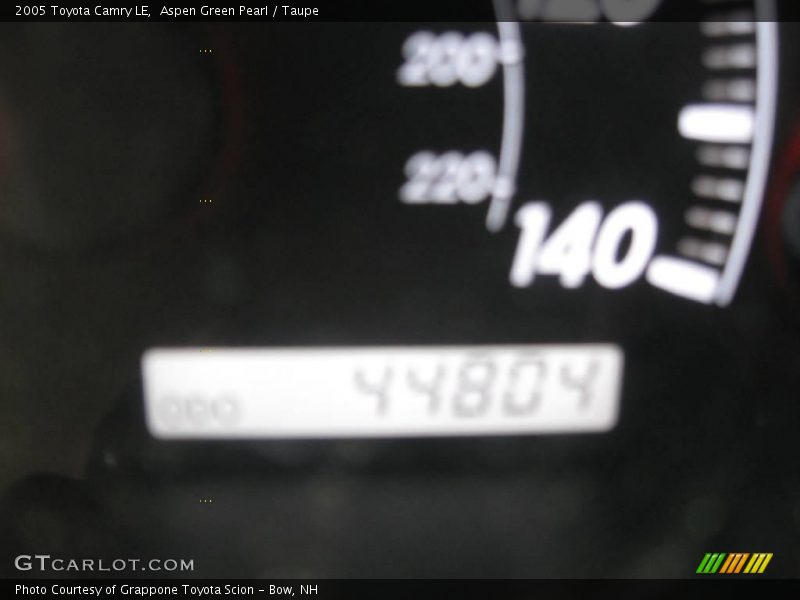 Aspen Green Pearl / Taupe 2005 Toyota Camry LE