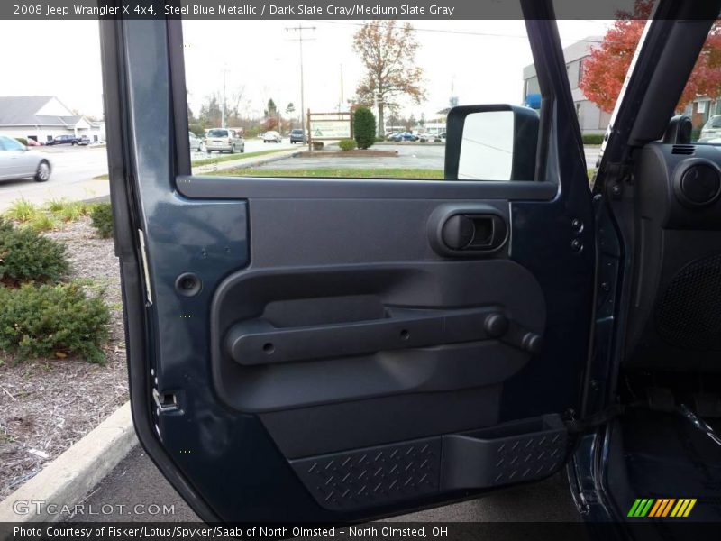 Steel Blue Metallic / Dark Slate Gray/Medium Slate Gray 2008 Jeep Wrangler X 4x4