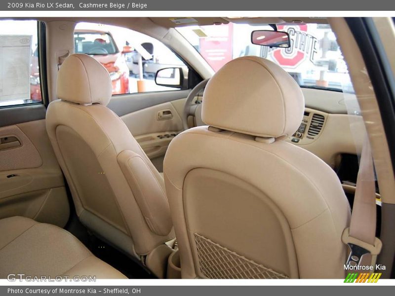 Cashmere Beige / Beige 2009 Kia Rio LX Sedan