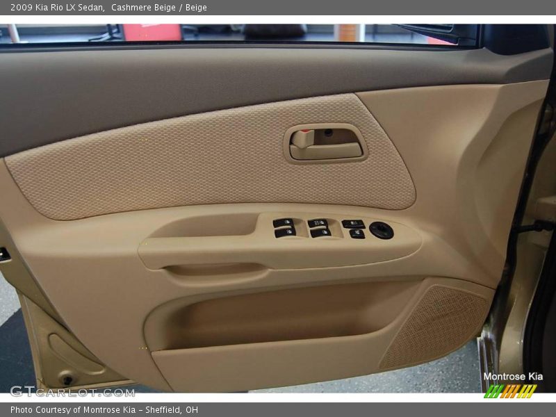 Cashmere Beige / Beige 2009 Kia Rio LX Sedan