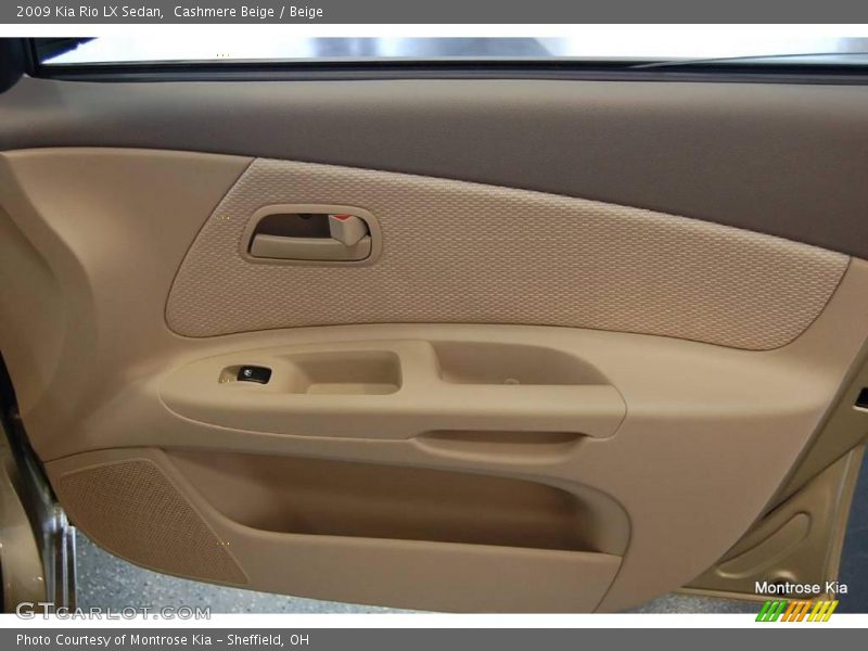 Cashmere Beige / Beige 2009 Kia Rio LX Sedan