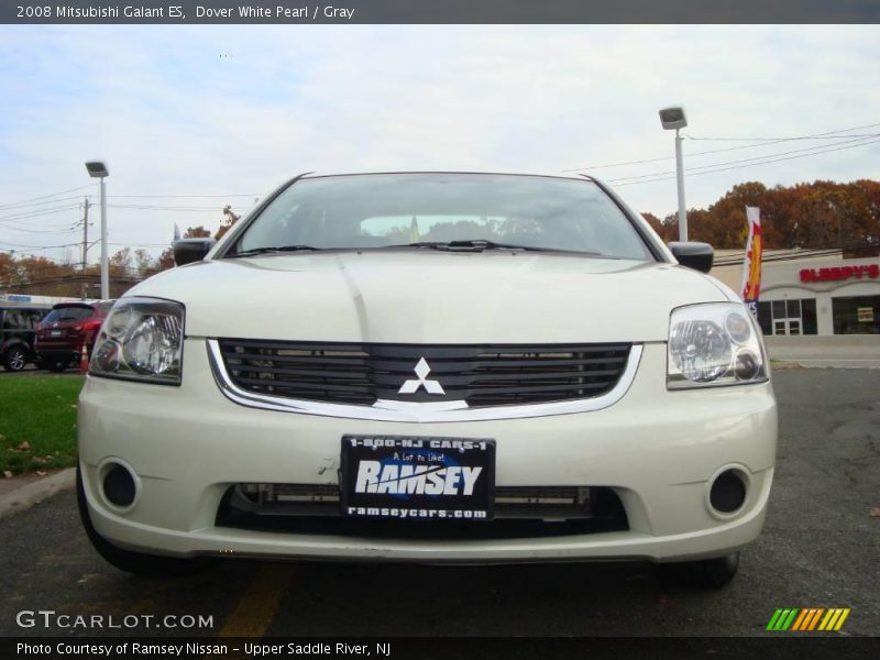Dover White Pearl / Gray 2008 Mitsubishi Galant ES