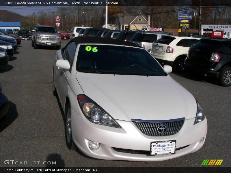 Arctic Frost Pearl / Charcoal 2006 Toyota Solara SE V6 Convertible