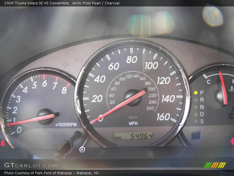 Arctic Frost Pearl / Charcoal 2006 Toyota Solara SE V6 Convertible