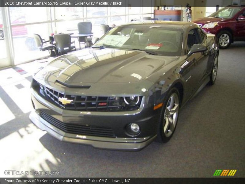 Cyber Gray Metallic / Black 2010 Chevrolet Camaro SS/RS Coupe