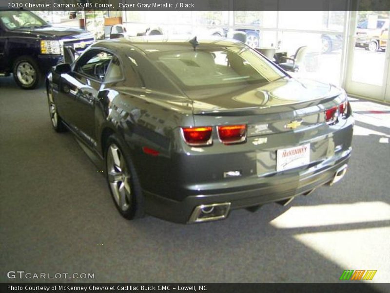 Cyber Gray Metallic / Black 2010 Chevrolet Camaro SS/RS Coupe