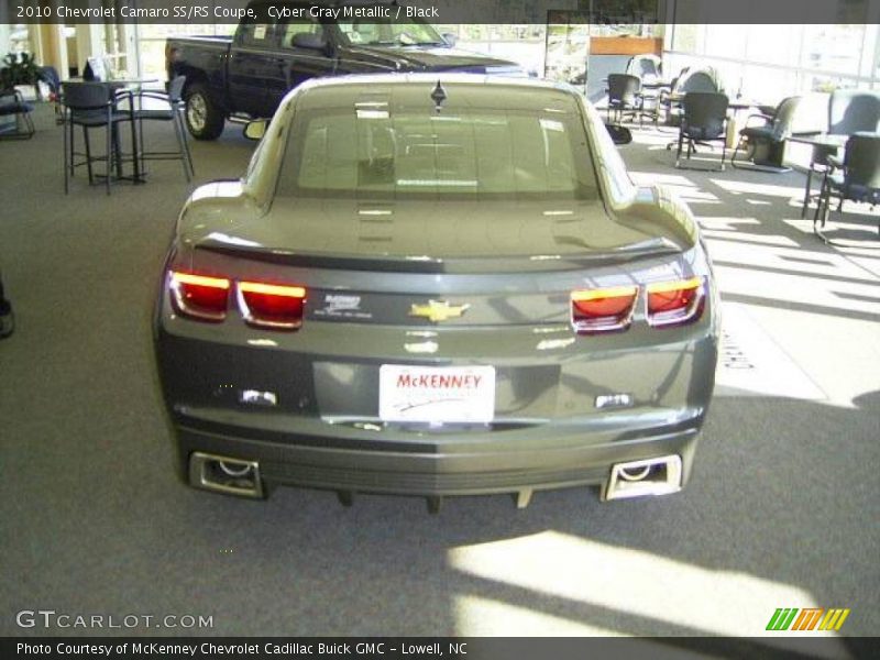 Cyber Gray Metallic / Black 2010 Chevrolet Camaro SS/RS Coupe