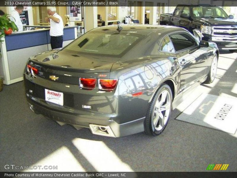 Cyber Gray Metallic / Black 2010 Chevrolet Camaro SS/RS Coupe