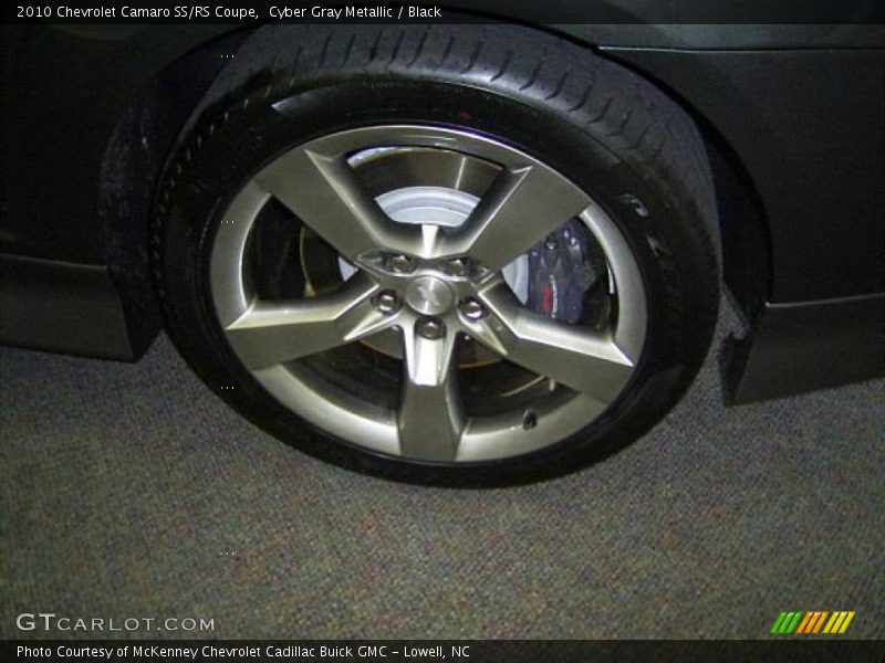 Cyber Gray Metallic / Black 2010 Chevrolet Camaro SS/RS Coupe