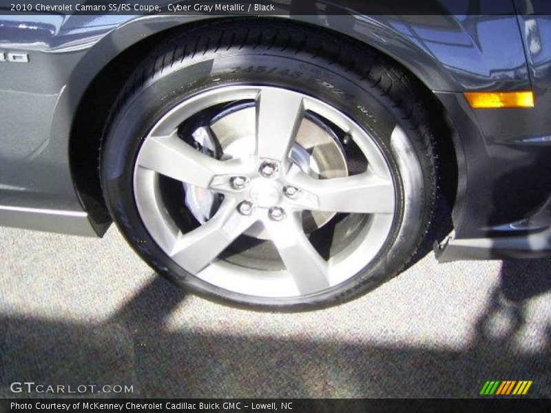 Cyber Gray Metallic / Black 2010 Chevrolet Camaro SS/RS Coupe
