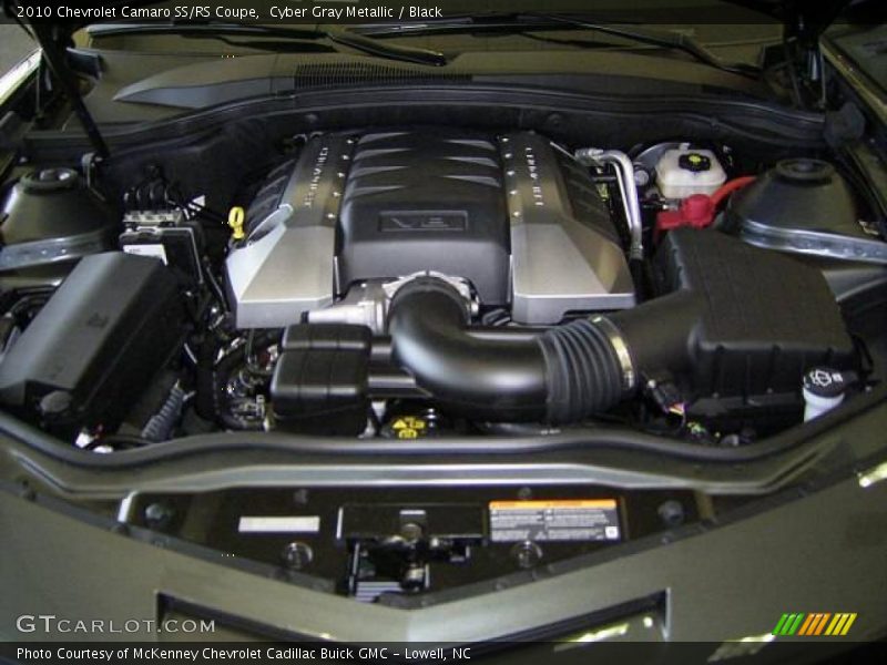 Cyber Gray Metallic / Black 2010 Chevrolet Camaro SS/RS Coupe