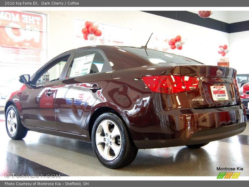 Dark Cherry / Coffee 2010 Kia Forte EX