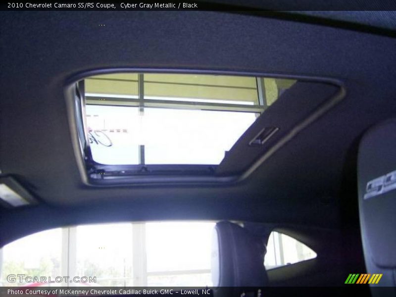 Cyber Gray Metallic / Black 2010 Chevrolet Camaro SS/RS Coupe