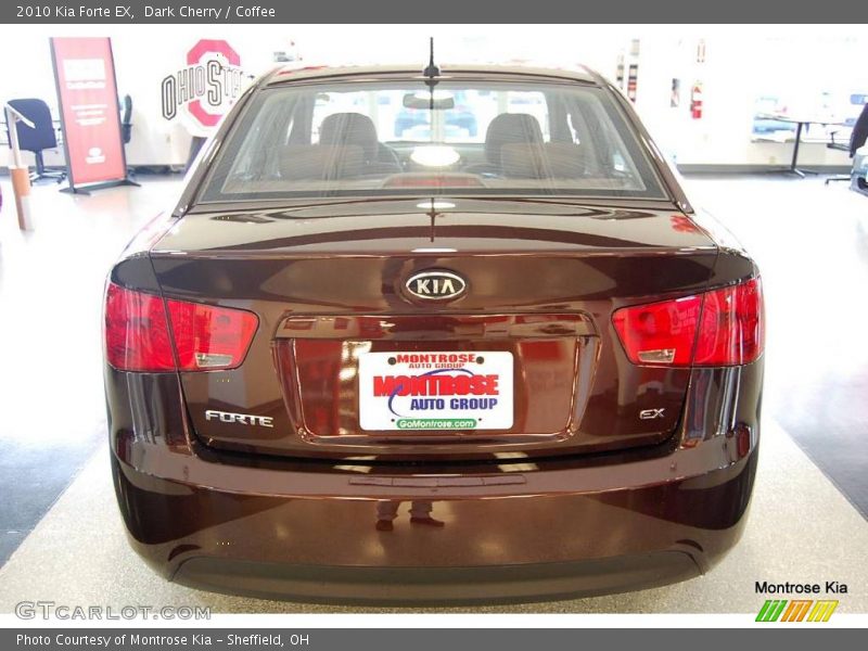 Dark Cherry / Coffee 2010 Kia Forte EX