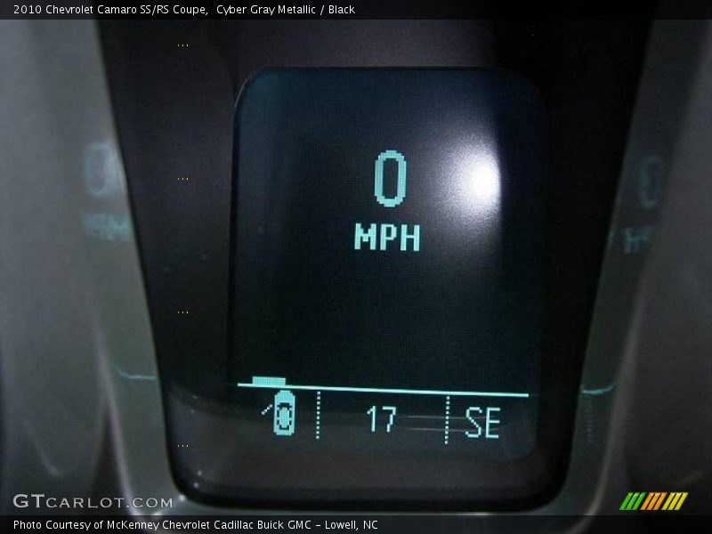 Cyber Gray Metallic / Black 2010 Chevrolet Camaro SS/RS Coupe