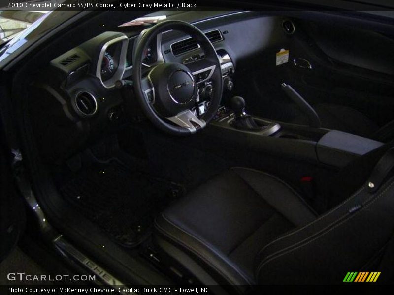 Cyber Gray Metallic / Black 2010 Chevrolet Camaro SS/RS Coupe