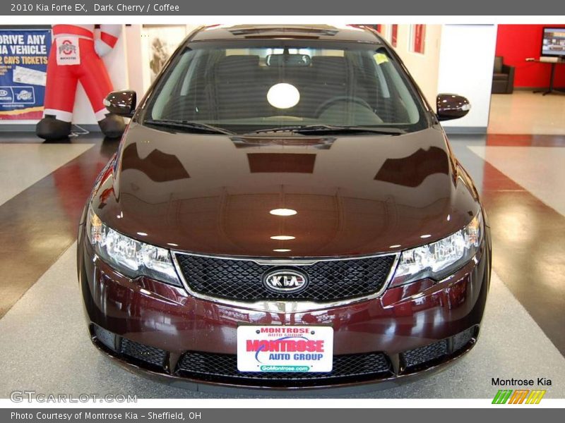 Dark Cherry / Coffee 2010 Kia Forte EX