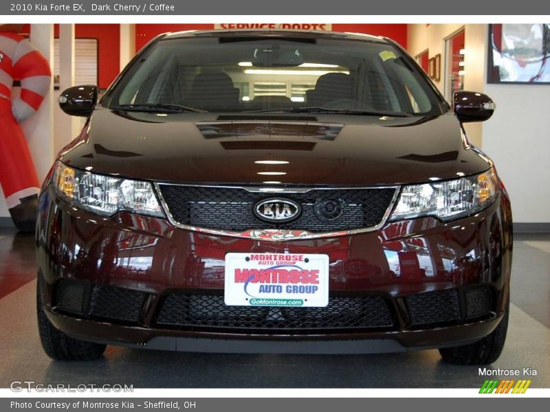 Dark Cherry / Coffee 2010 Kia Forte EX