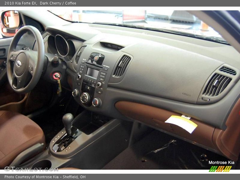 Dark Cherry / Coffee 2010 Kia Forte EX