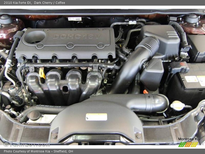 Dark Cherry / Coffee 2010 Kia Forte EX