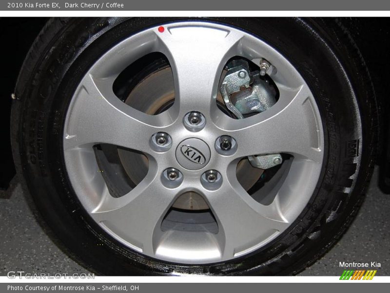 Dark Cherry / Coffee 2010 Kia Forte EX