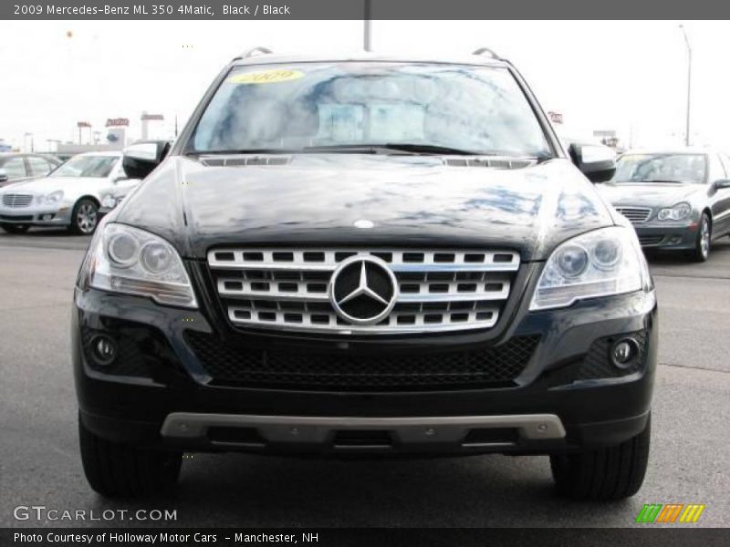 Black / Black 2009 Mercedes-Benz ML 350 4Matic