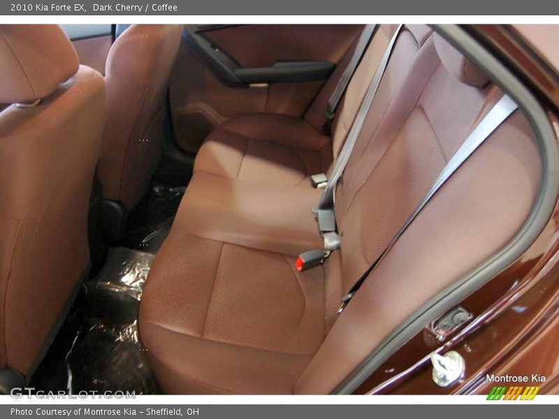 Dark Cherry / Coffee 2010 Kia Forte EX