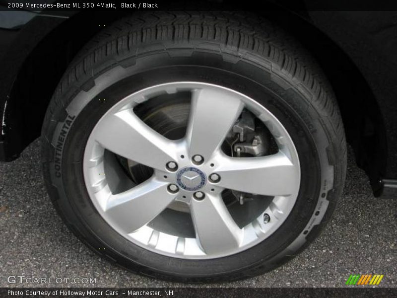 Black / Black 2009 Mercedes-Benz ML 350 4Matic