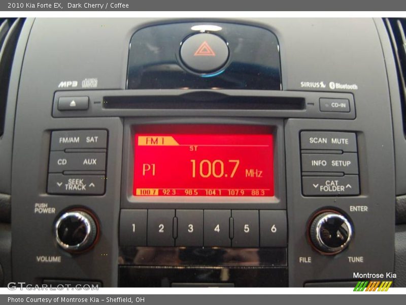 Dark Cherry / Coffee 2010 Kia Forte EX