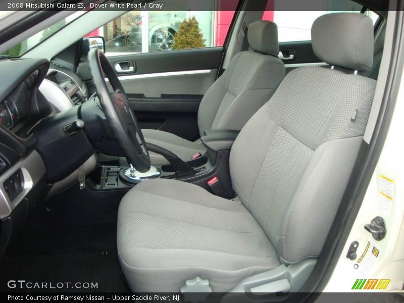 Dover White Pearl / Gray 2008 Mitsubishi Galant ES