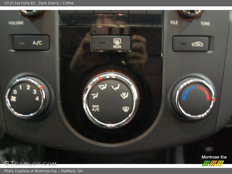 Dark Cherry / Coffee 2010 Kia Forte EX