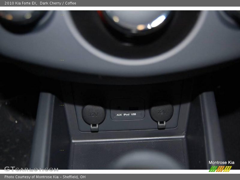 Dark Cherry / Coffee 2010 Kia Forte EX