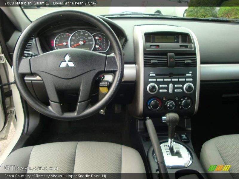 Dover White Pearl / Gray 2008 Mitsubishi Galant ES