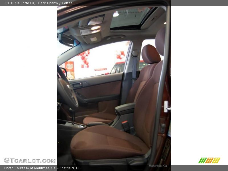 Dark Cherry / Coffee 2010 Kia Forte EX