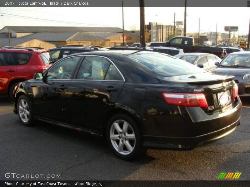 Black / Dark Charcoal 2007 Toyota Camry SE