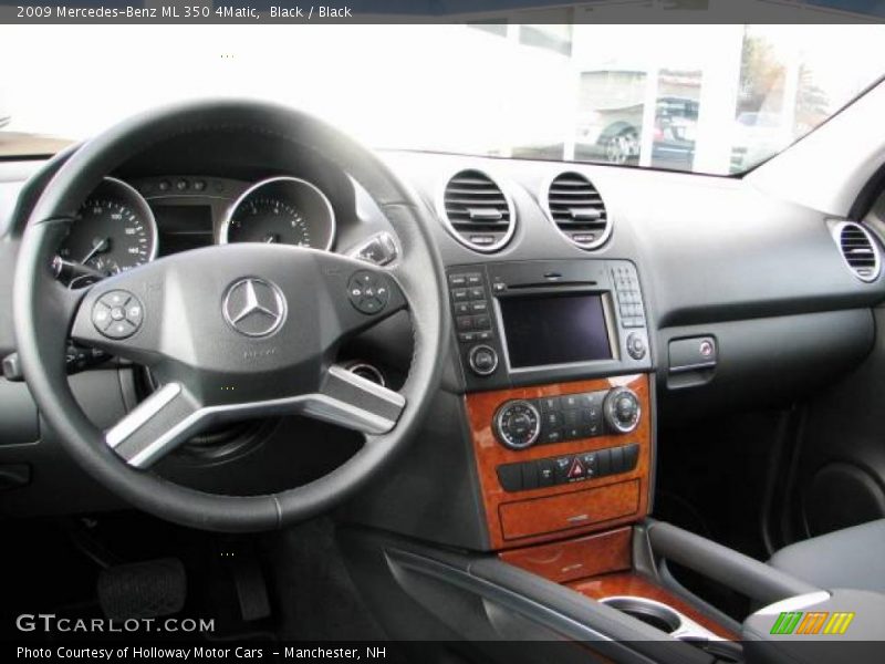 Black / Black 2009 Mercedes-Benz ML 350 4Matic