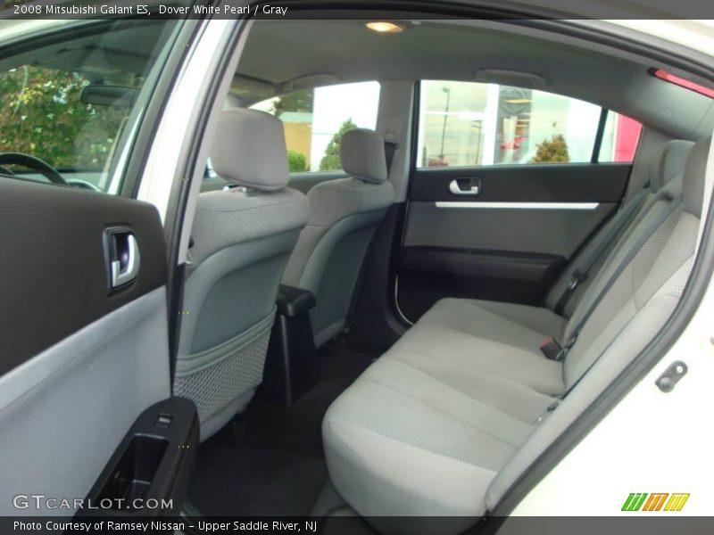 Dover White Pearl / Gray 2008 Mitsubishi Galant ES