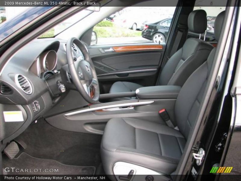 Black / Black 2009 Mercedes-Benz ML 350 4Matic