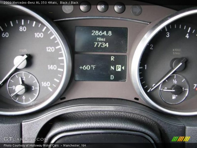 Black / Black 2009 Mercedes-Benz ML 350 4Matic