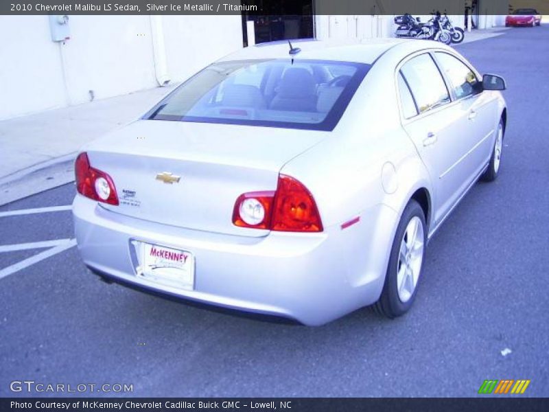Silver Ice Metallic / Titanium 2010 Chevrolet Malibu LS Sedan