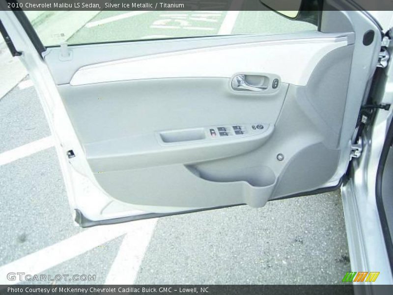 Silver Ice Metallic / Titanium 2010 Chevrolet Malibu LS Sedan
